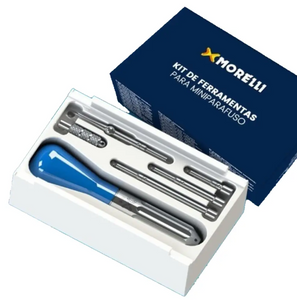 KIT DE MINITORNILLO CON CAJA AZUL