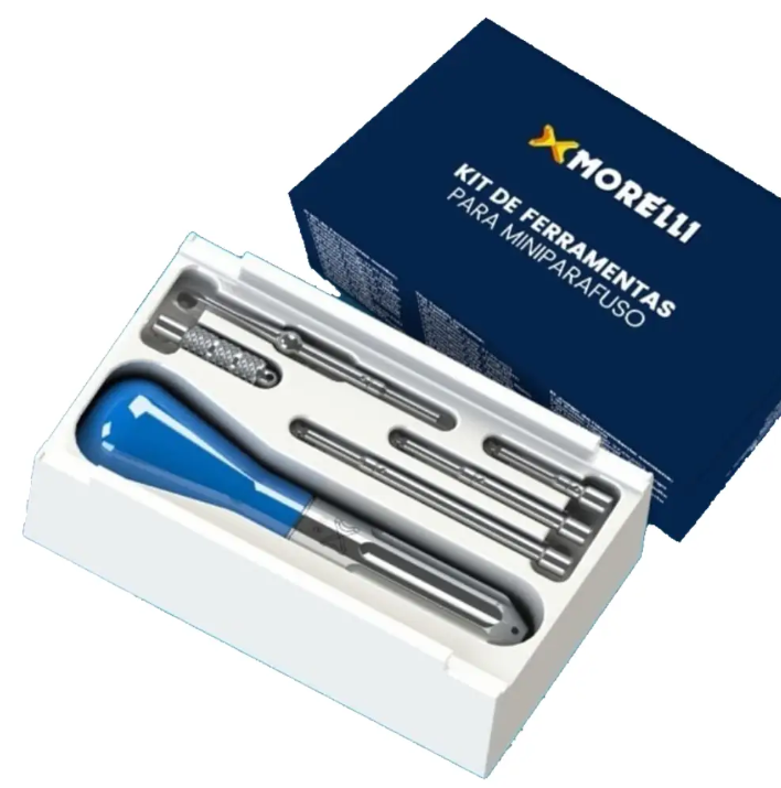 KIT DE MINITORNILLO CON CAJA AZUL