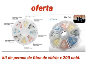 KIT DE FIBRAS DE VIDRIO X 200 UNID
