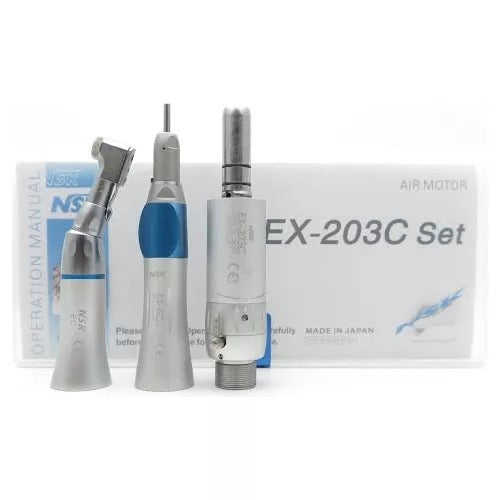 MICROMOTOR NSK 203 C SET AZUL, LILA, NEGRO, ROSADO, GRIS
