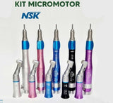MICROMOTOR NSK 203 C SET AZUL, LILA, NEGRO, ROSADO, GRIS